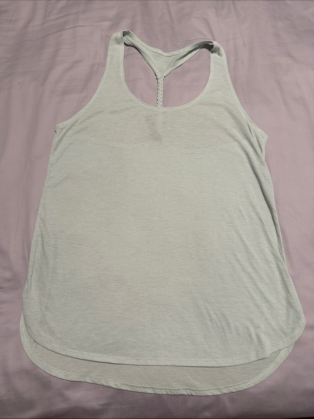 Kyodan Light Gray Racerback Tank with Braided Strap